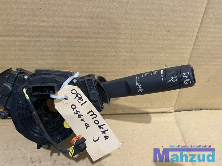 opel-mokka-astra-j-stuurkolom-schakelaar-knipperlicht-ruitenwisser-sleepring-airbagring — foto 4
