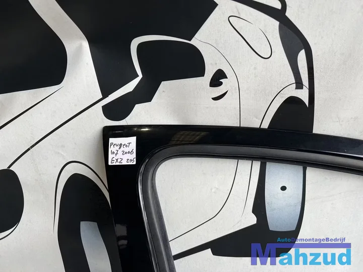 peugeot-107-zwart-exz-rechts-voor-deur-portier-20052014 — foto 2
