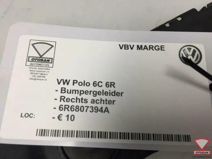 vw-polo-6r-6c-bumpergeleider-rechts-achter-6r6807394a — foto 2
