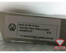 audi-a4-8k-s-line-sierlijst-deur-links-achter-8k0867419 — foto 3