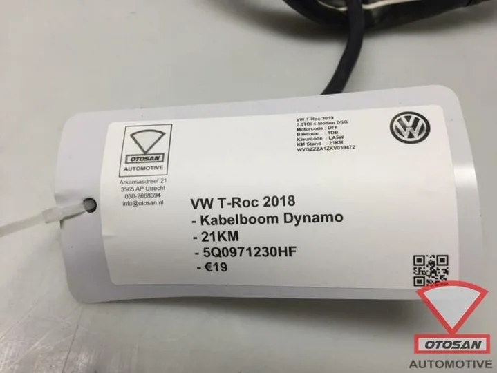 vw-t-roc-2018-vag-kabelboom-dynamo-5q0971230hf — foto 2