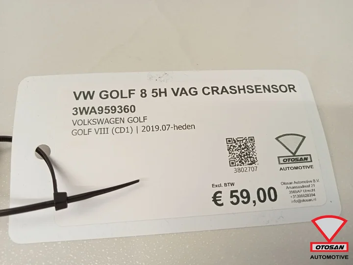vw-golf-8-5h-vag-crashsensor-airbag-sensor-3wa959360 — foto 2