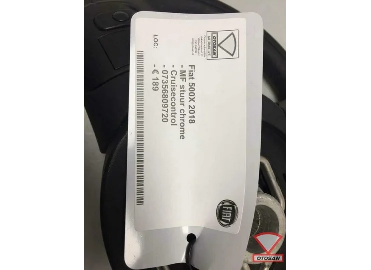Fiat 500X 2018 Stuur Chrome MF Cruise Control 07356809720