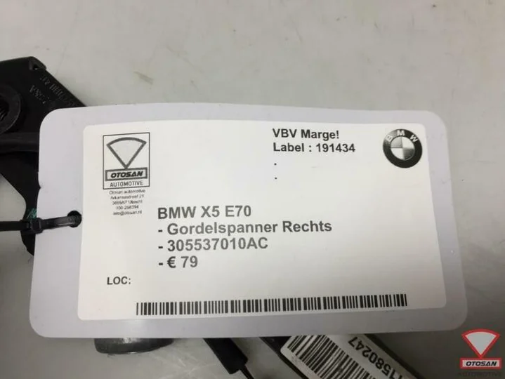 bmw-x5-e70-gordelspanner-insteek-rechts-305537010ac — foto 2