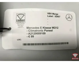 mercedes-e-klasse-w212-climatronic-paneel-a2129009109 — foto 3