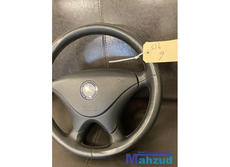 mercedes-slk-r170-w208-clk-stuurwiel-stuur-met-airbag-leer-zwart