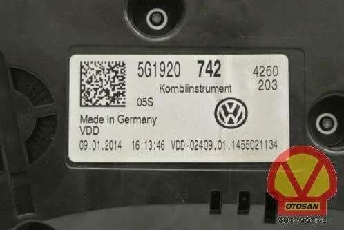 golf-7-kilometerteller-tachoklok-cockpit-57004-km-5g1920742 — foto 2