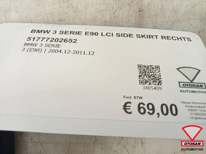 bmw-3-serie-e90-lci-side-skirt-rechts-origineel-51777202652 — foto 4