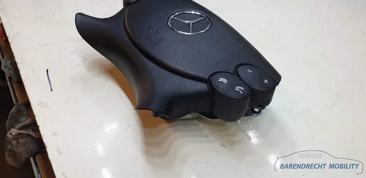 mercedes-w209-w463-r230-w211-w219-leer-leder-zwart-stuur-airbag-stuurairbag-2304600198-clk-sl-cls-e-g-klasse-2002-2003-2004-2005-2006-2007-2008-2009-gebruikt-barendrecht-mobility-service — foto 2