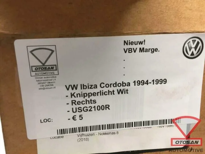 seat-ibiza-cordoba-6k-94-99-knipperlicht-nieuw!-rechts-usg21 — foto 3