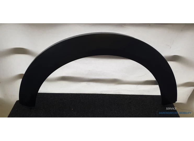 Spatbordrand Mini Cooper R56 R55 R57 spatbord verbreder 7157103 links voor LV zwart origineel gebruikt 2007 / 2014