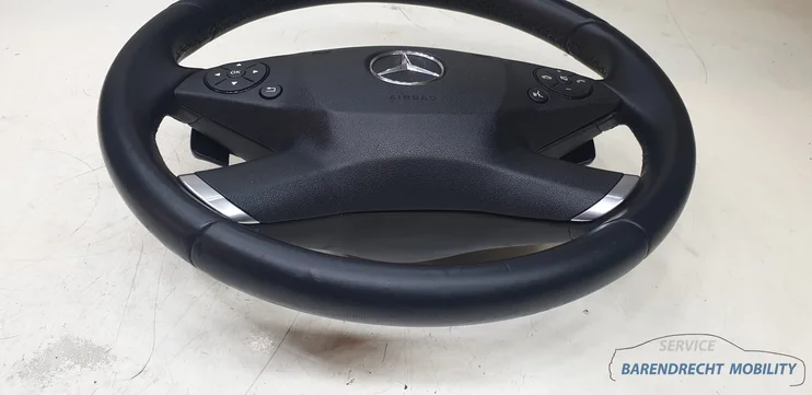 4spaaks-stuurwiel-mercedes-w207-w212-e-klasse-zwart-stuurwielbediening-flippers-airbag-origineel-gebruikt-2009-2014 — foto 8