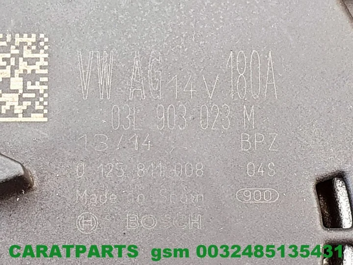 03l903023m-sharan-dynamo-arteon-alternator-golf-a3-180a- — foto 6