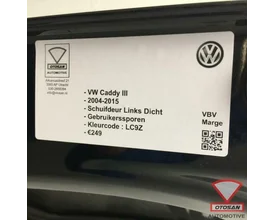 vw-caddy-iii-2004-2015-schuifdeur-deur-dicht-links-lc9z — foto 5