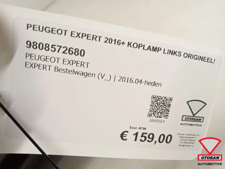 peugeot-expert-2016-koplamp-links-origineel — foto 3