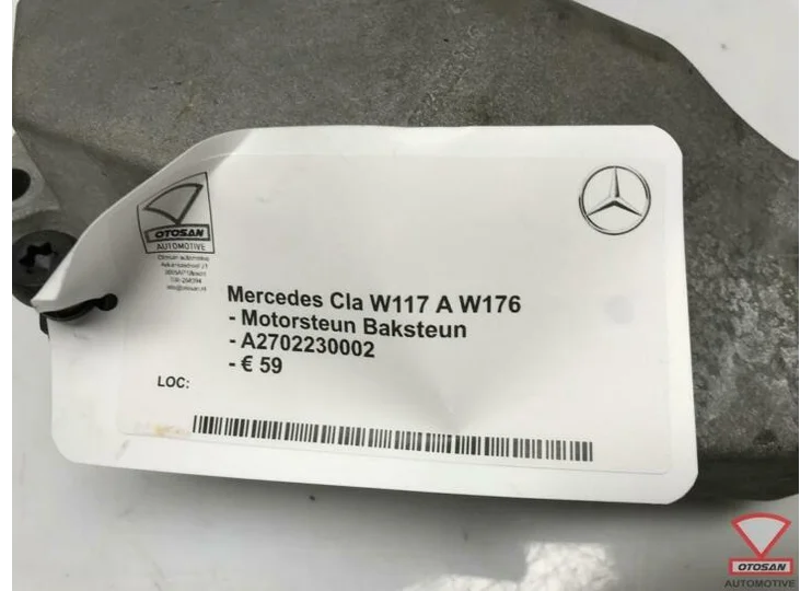 Mercedes A CLA W176 W117 Motorsteun Baksteun A2702230002