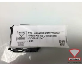 vw-passat-b8-2019-klok-klokje-dashboard-3g0919204c — foto 2