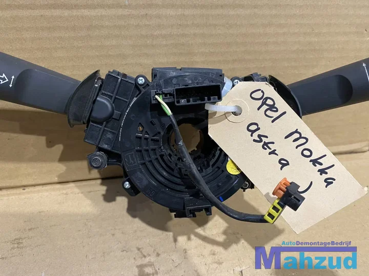 opel-mokka-astra-j-stuurkolom-schakelaar-knipperlicht-ruitenwisser-sleepring-airbagring — foto 3
