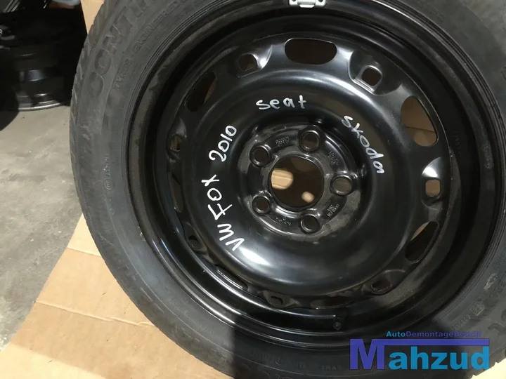 vw-fox-thuiskomer-reservewiel-5x100-seat-audi-skoda-14-inch — foto 4