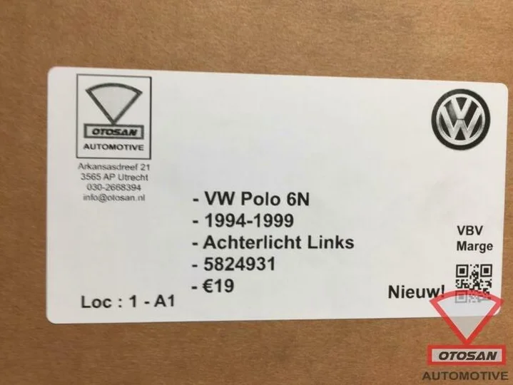 vw-polo-6n-1994-1999-achterlicht-links-nieuw!-5824931 — foto 3