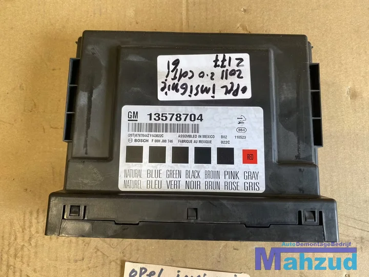 opel-insignia-a-body-controle-module-13578704 — foto 2
