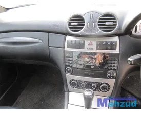 mercedes-clk-c209-a209-leer-leder-interieur-zwart-blauw-cabrio-compleet — foto 12