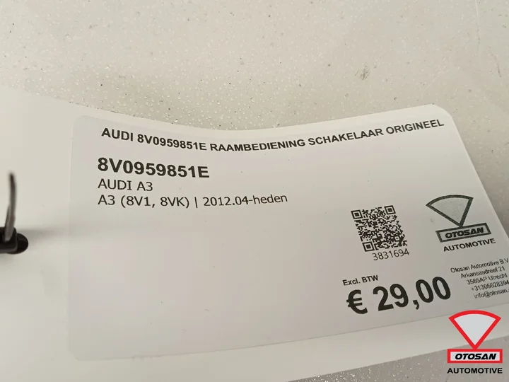 audi-8v0959851e-raambediening-schakelaar-origineel-links-voor — foto 3