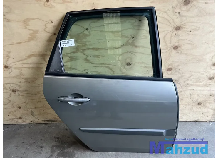 RENAULT SCENIC 2 TEC66 GRIJS rechts achter deur portier 2004-2009
