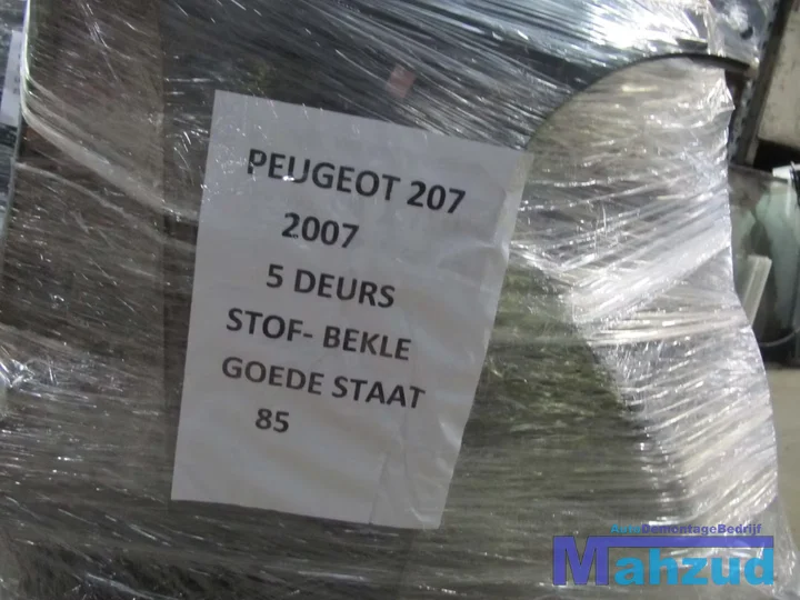 peugeot-207-compleet-interieur-5-deurs-zwart-grijs — foto 8