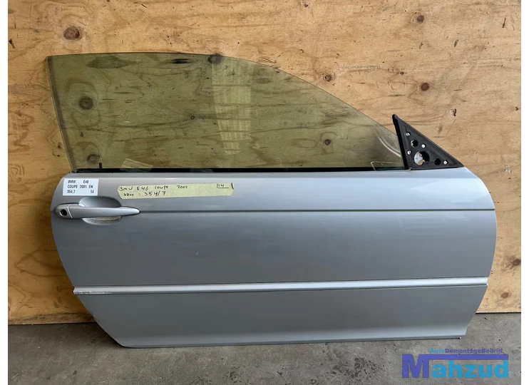 BMW 3 SERIE E46 Zilver 354,7 rechts deur portier 1998-2004