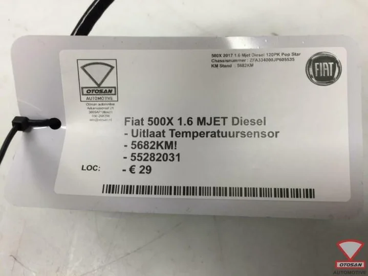 fiat-500x-2017-1.6-mjet-uitlaat-temperatuursensor-55282031 — foto 2