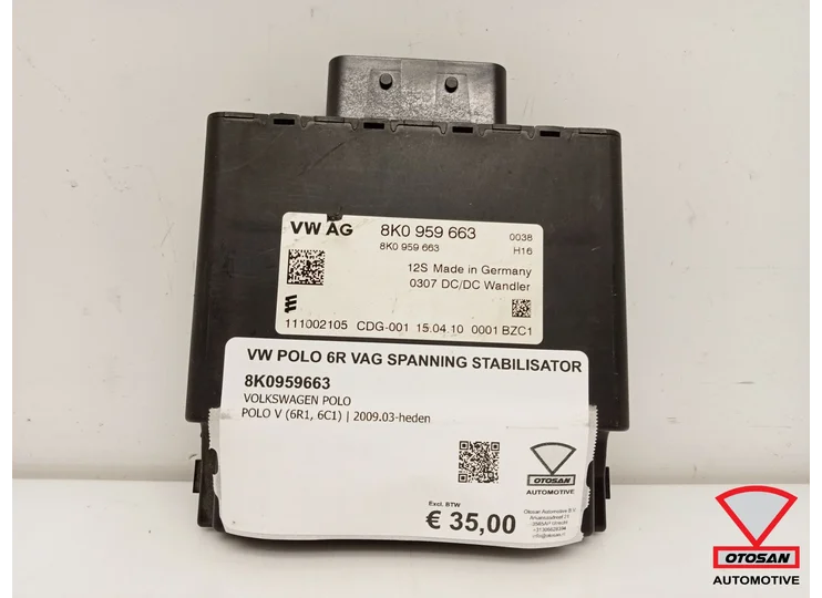 VW Polo 6R VAG Spanning Stabilisator 8K0959663