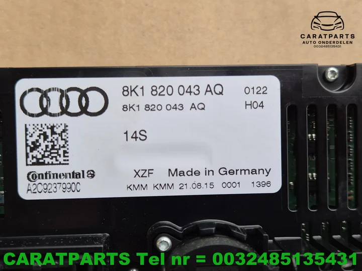 8k1820043aq-audi-a5-bedieningspaneel-kachel-a4-q5 — foto 7