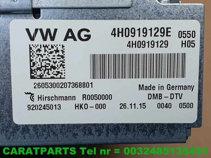 4h0919129e-a8-a7-a6-a5-a4-q7-tv-tuner-q5-q3-rs7-rs6-s6-s5-s4 — foto 5