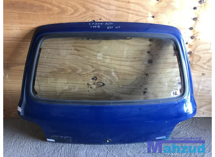 1998 SUZUKI ALTO blauw achterklep achterdeur