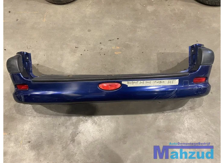 PEUGEOT 206 SW STATION Blauw EGE Achterbumper bumper achter