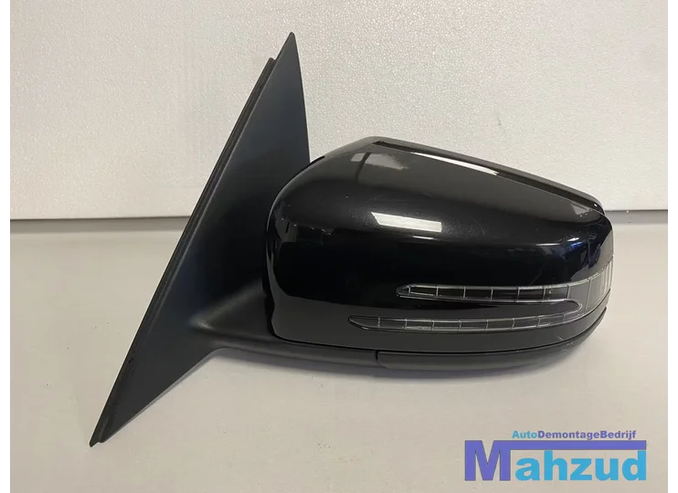 mercedes-c-klasse-w204-zwart-links-spiegel-black-left-mirror