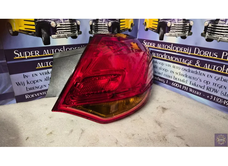 Opel Astra J year 2010 Hatchback Right rear light 21652202
