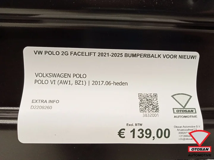 vw-polo-2g-facelift-20212025-bumperbalk-voor-nieuw — foto 5