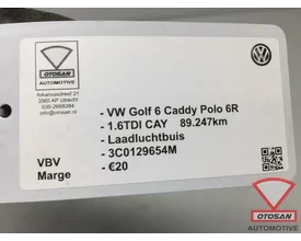 vw-golf-6-caddy-polo-6r-vag-laadluchtbuis-1.6tdi-3c0129654m — foto 2