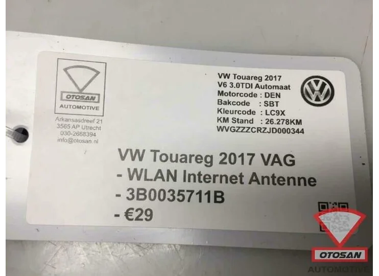 VW Touareg 2017 VAG WLAN Internet Antenne 4N0035500CJ