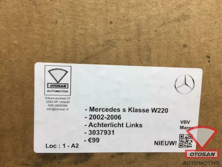 mercedes-s-klasse-w220-2002-2006-achterlicht-links-nieuw!-30 — foto 3