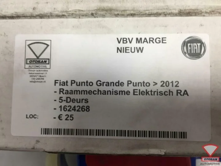 fiat-punto-2012-raammechanisme-elekt.-rechts-achter-nieuw!-1 — foto 2