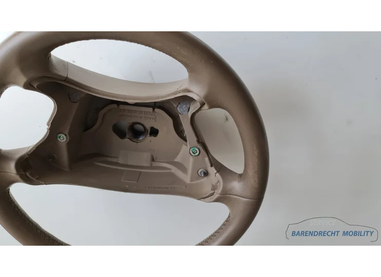 mercedes-w209-w211-w219-clk-e-cls-klasse-stuur-stuurwiel-leder-lederen-beige-a2304600503-origineel-goede-staat-gebruikt-209-a209-s211-c219-2001-2002-2003-2004-2005-2006-2007-2008-2009-2010-2011-gebruikt-barendrecht-mobility-service