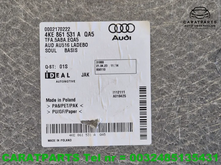 4ke861531a-audi-etron-kofferbakmat-etron-vloermat-etron — foto 6