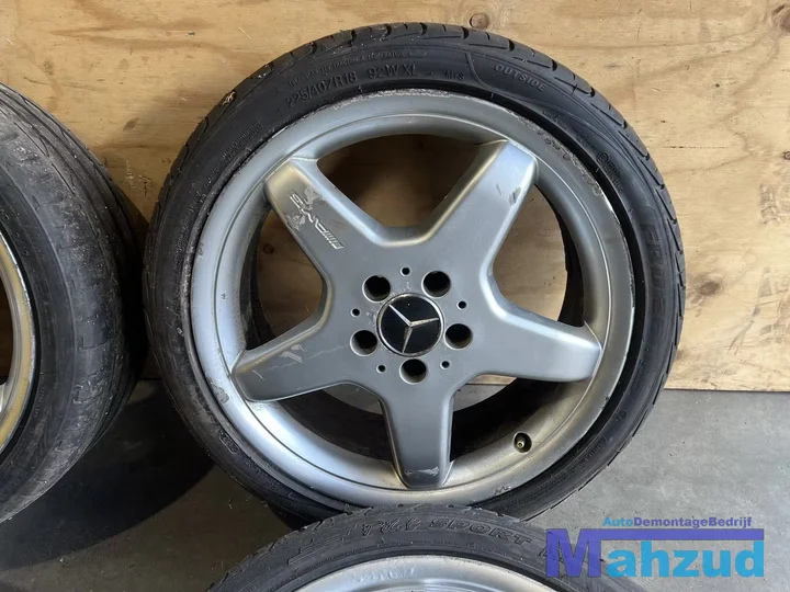 mercedes-clk-w209-amg-velgen-18-inch-5x112-666-breedset — foto 8