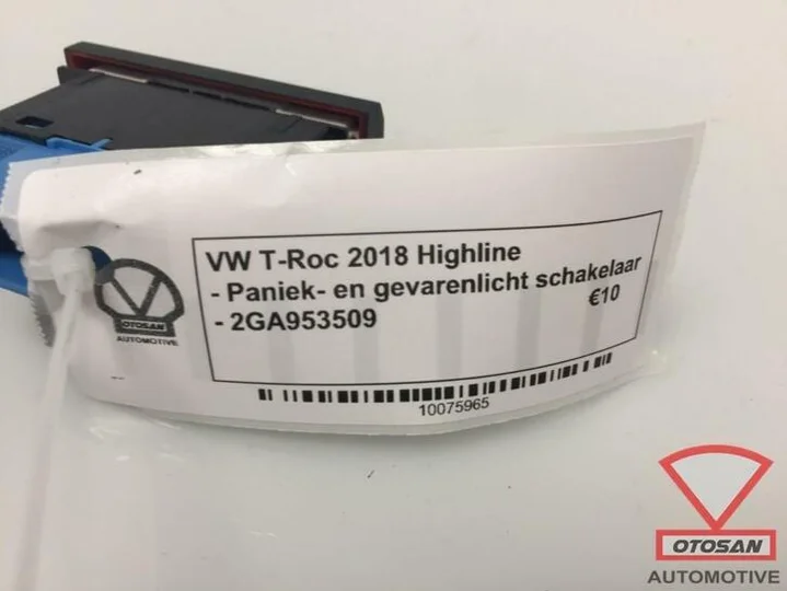 vw-t-roc-2018-alarmlicht-gevarenlicht-schakelaar-2ga953509 — foto 2