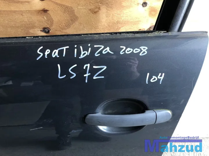 seat-ibiza-3-6l1-grijs-ls7z-links-linker-voor-deur-portier — foto 2