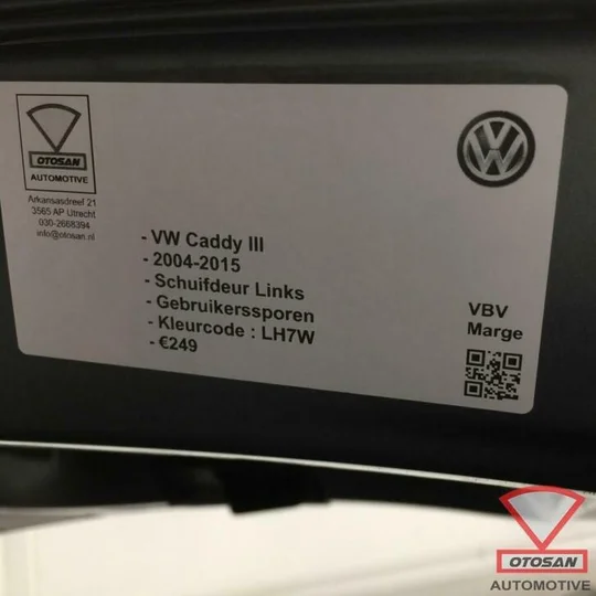 vw-caddy-iii-2004-2015-schuifdeur-deur-links-lh7w — foto 4