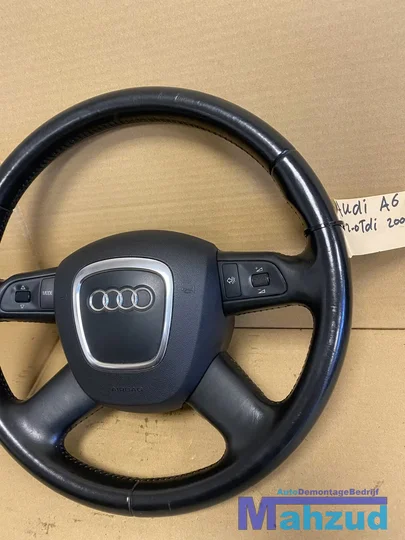 audi-a6-c6-q7-leer-leder-stuur-stuurwiel-met-airbag — foto 4